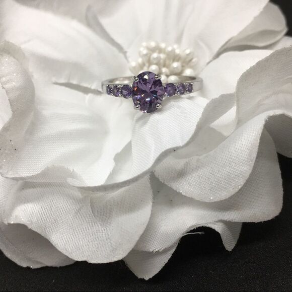February Birthstone Ring   - Picture 1 of 2